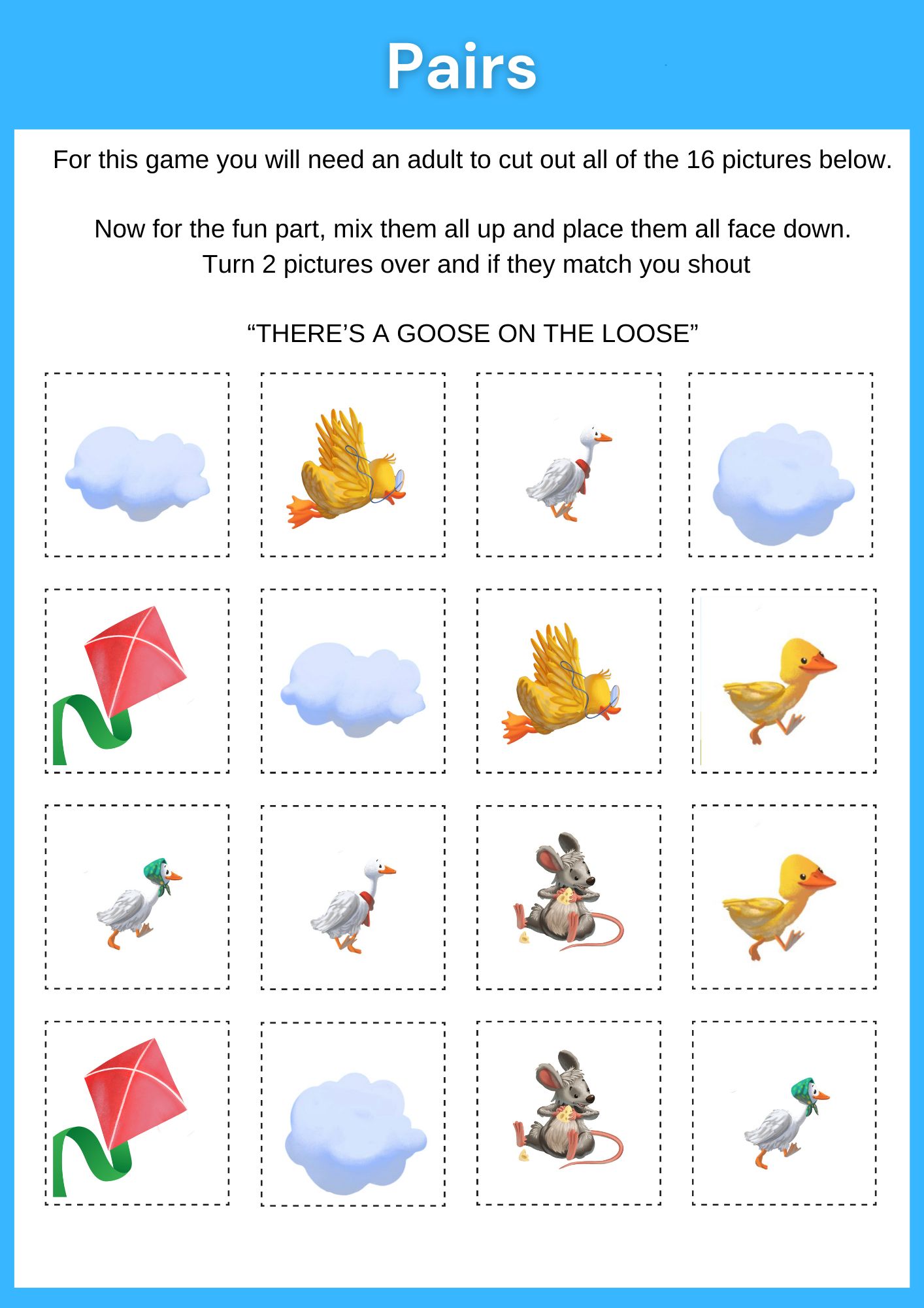Little Loose Goose Wordsearch